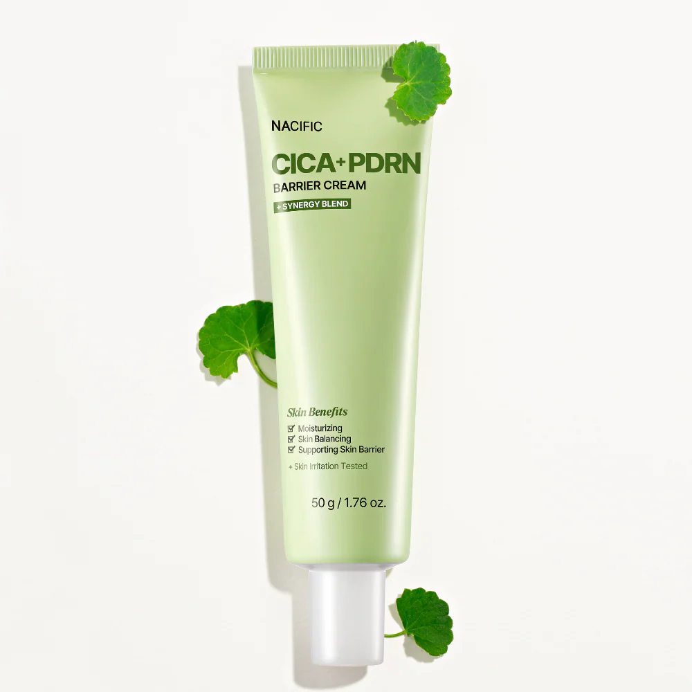 NACIFIC Cica PDRN Barrier Cream – Centella Asiatica, Moisturizing Barrier Repair and Strengthening Cream with PDRN for Dry and Sensitive Skin, Calming Korean Skincare