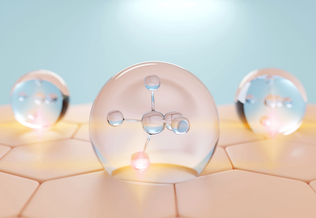 Skin barrier diagram showing the stratum corneum locking in moisture and blocking irritants