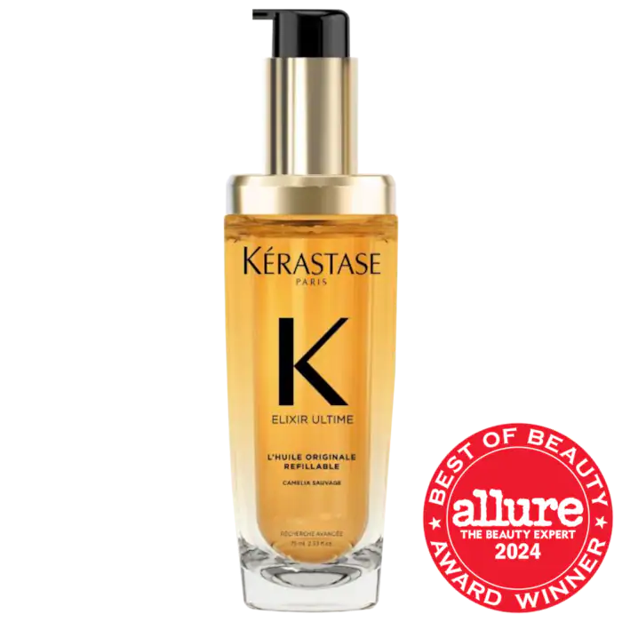 Kérastase Elixir Ultime Refillable Hydrating Hair Oil for shine and frizz control