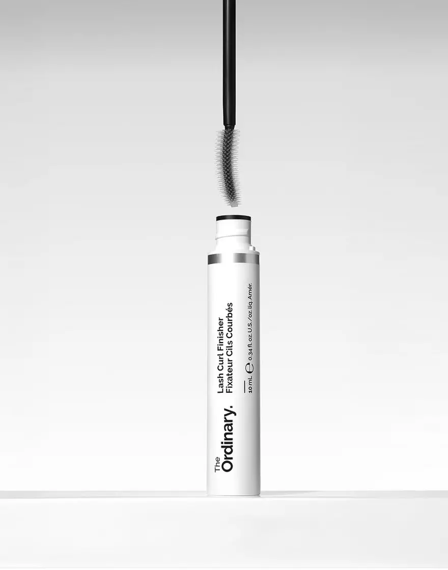 The Ordinary Lash Curl Finisher clear lash styling gel for curl hold and soft definition