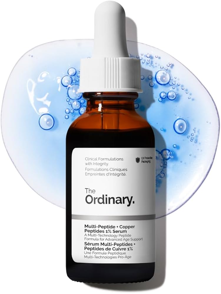 The Ordinary Multi-Peptide + Copper Peptides 1% serum for wrinkles and skin elasticity